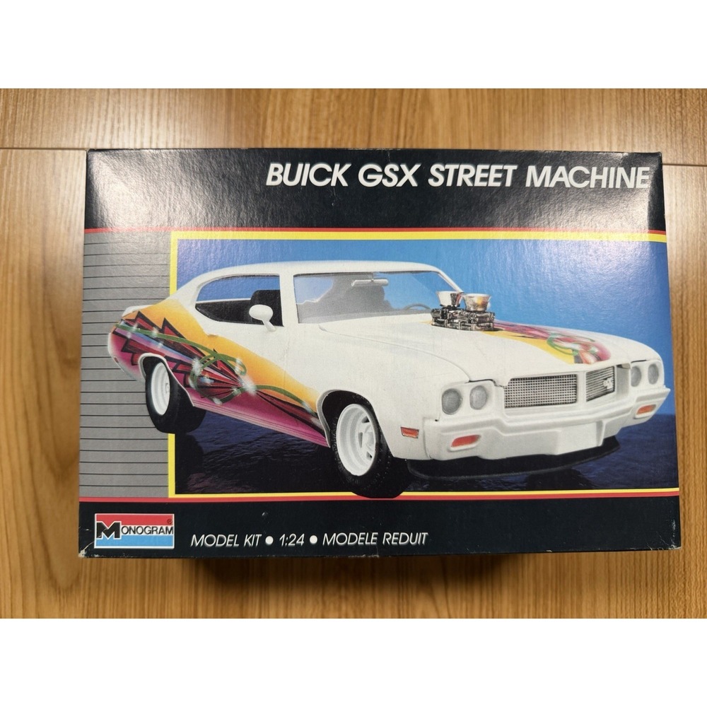 Monogram 1/24 1970 Buick GSX Street Machine Model Kit #2747 Open Box